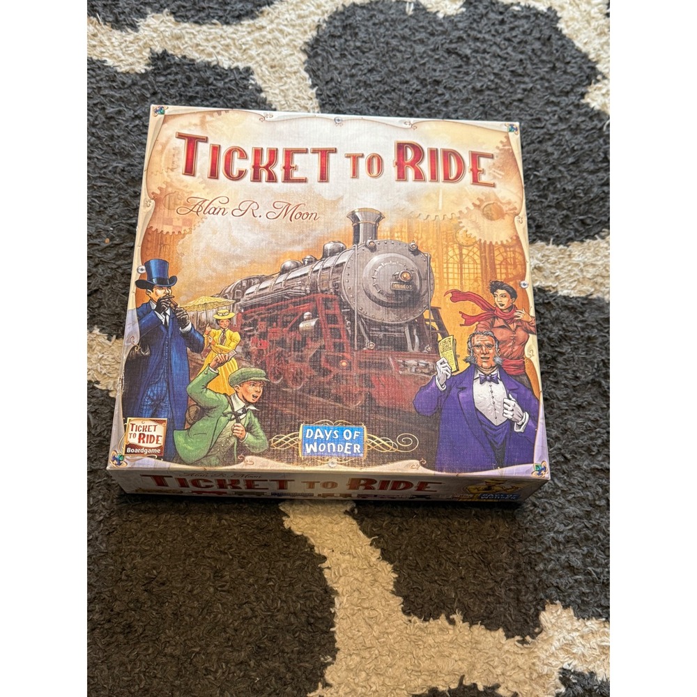 Ticket to Ride Board Game Days of Wonder Alan R Moon Strategy Family Train Game